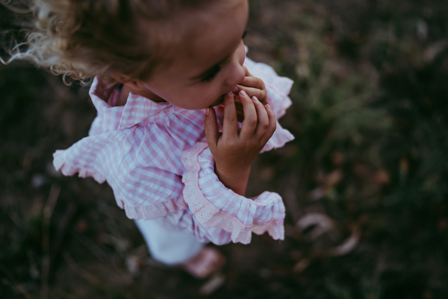 Blush Gingham Shirt